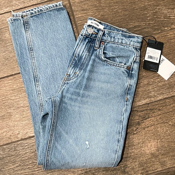 NWT RE/DONE 70S STRAIGHT JEANS SIZE 24 - Picture 10 of 10
